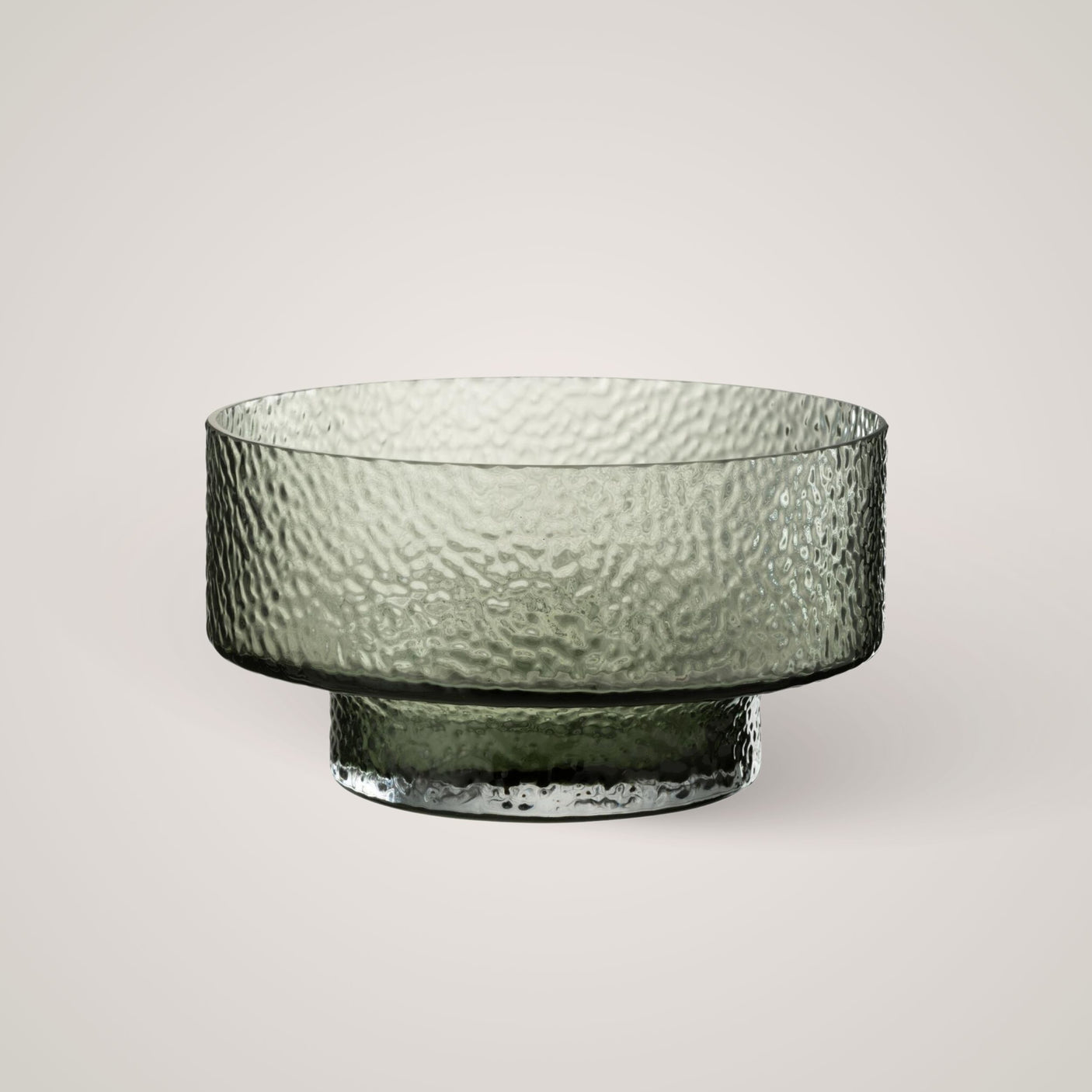 Vase glass lav grønn