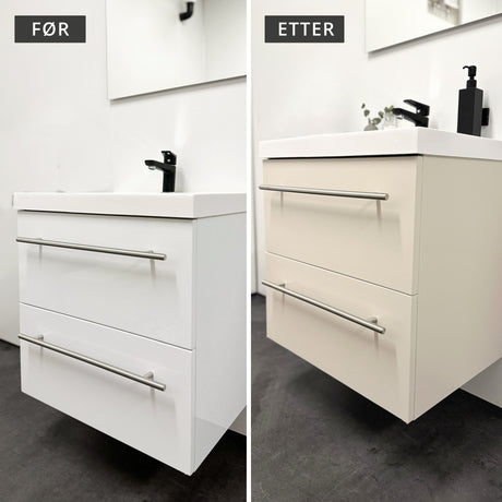 Kontaktplast sand matt – Uni selvklebende folie beige sandfarget fra d-c-fix