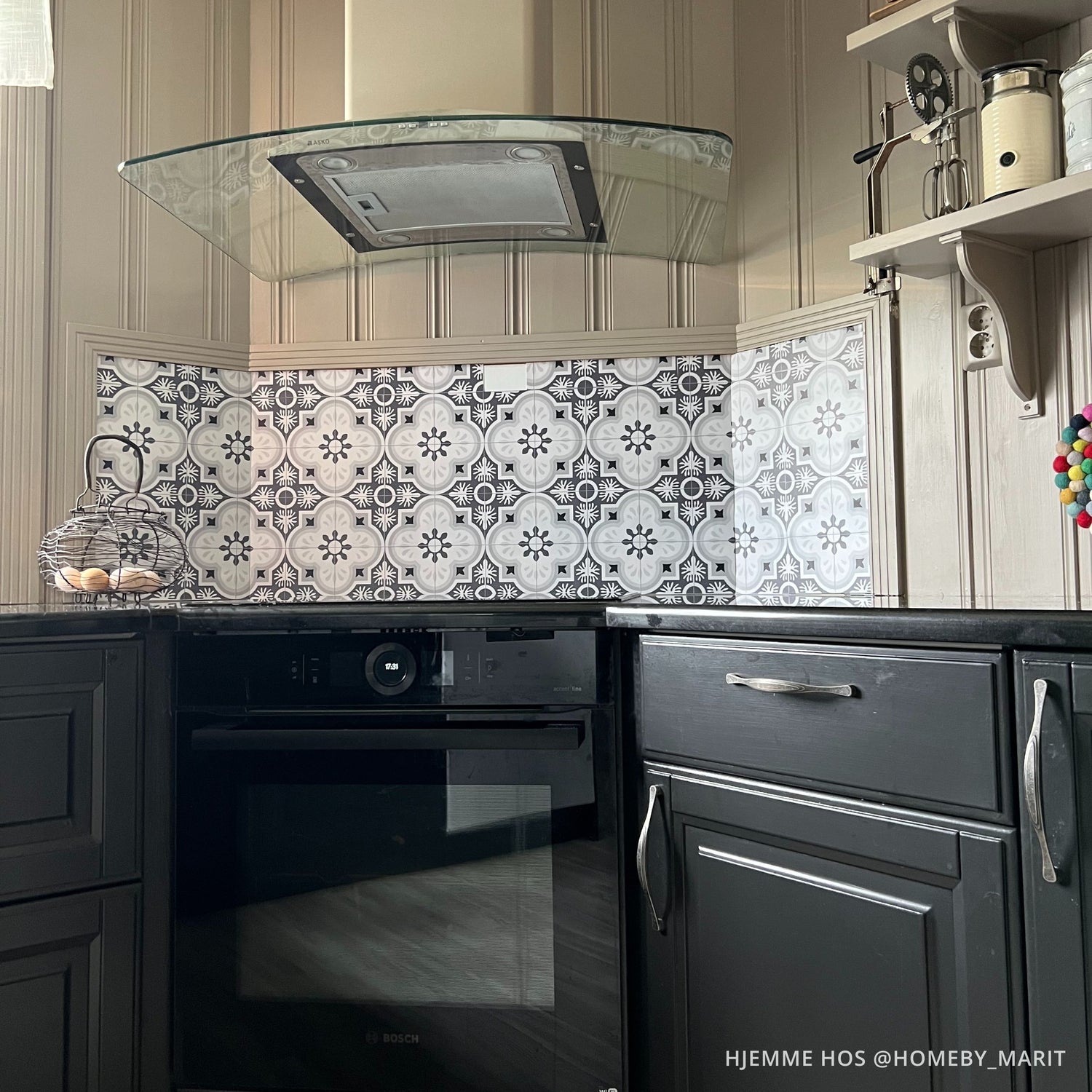 8-pk Copenhagen selvklebende fliser