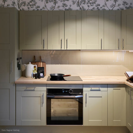 Lindas Dekor veggfliser på Eventyrlig oppussing kjøkken