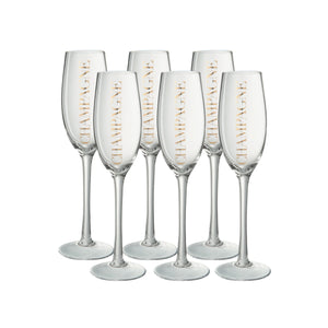 Champagneglass 6-pk