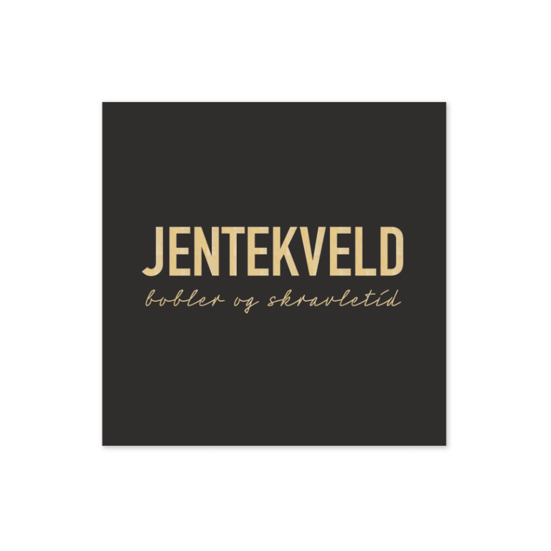 Servietter "jentekveld" 20-pk