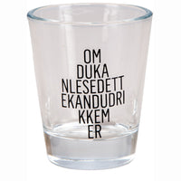 6-pk Shotglass gutta tekster