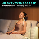 Ergonomisk designet massasjeapparat med justerbare intensitetsnivåer.