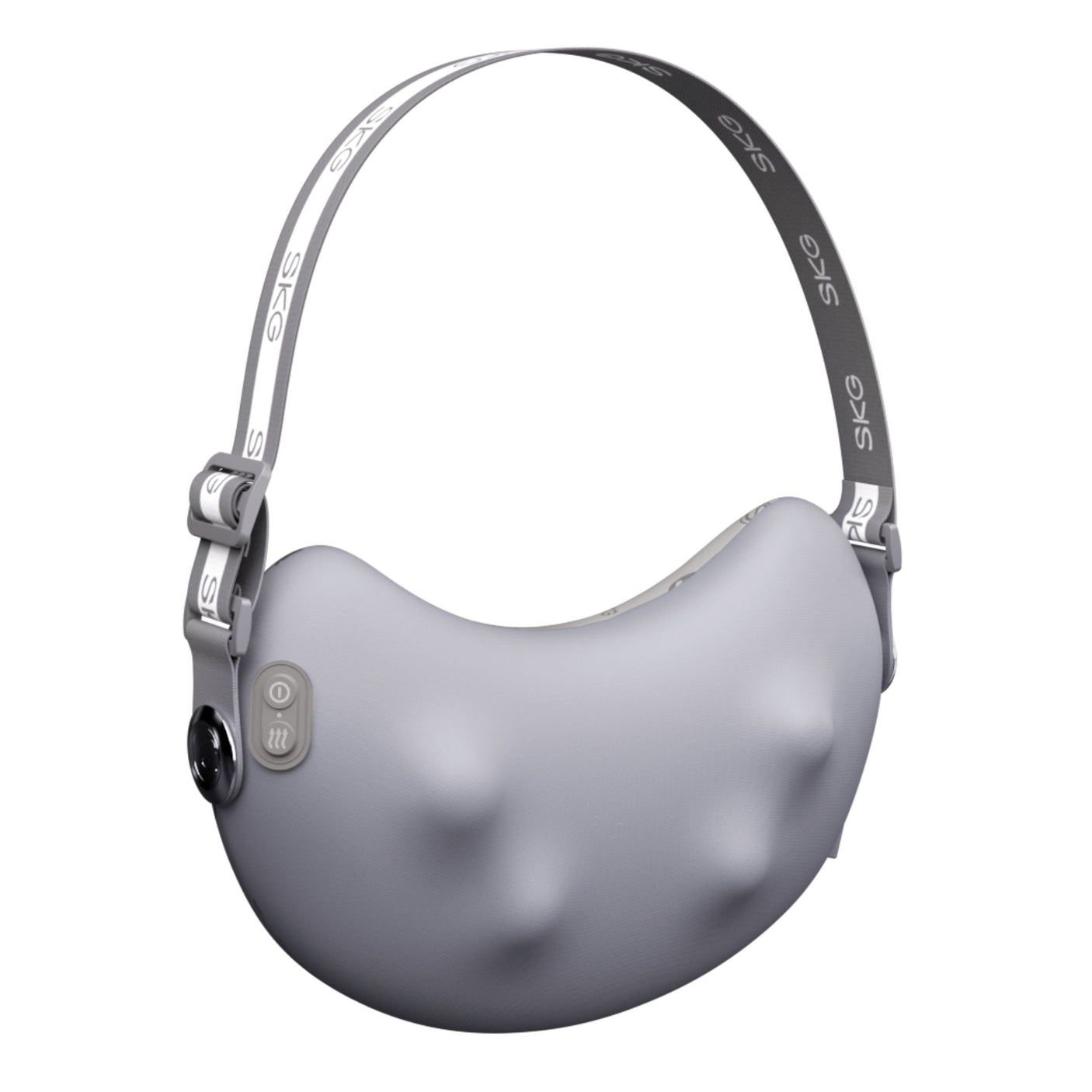 Støttepute med innebygd massasje for komfort og smertelindring.