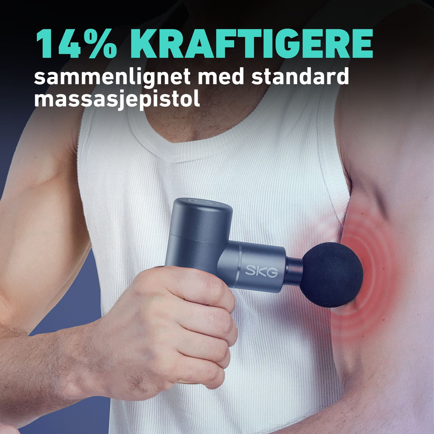 Massasjepistol F3 grå