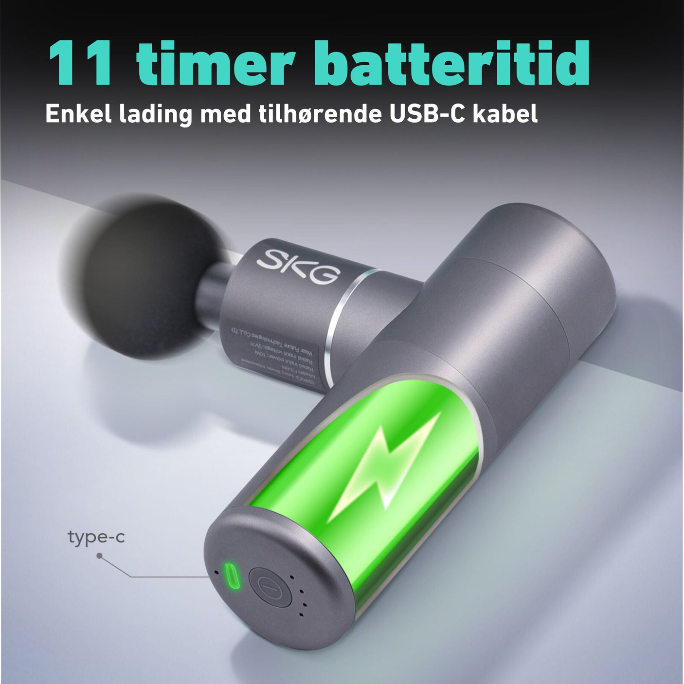 Massasjepistol F3 grå