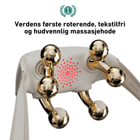 H7 Ultra Gold Edition massasjepute med roterende massasjekuler.
