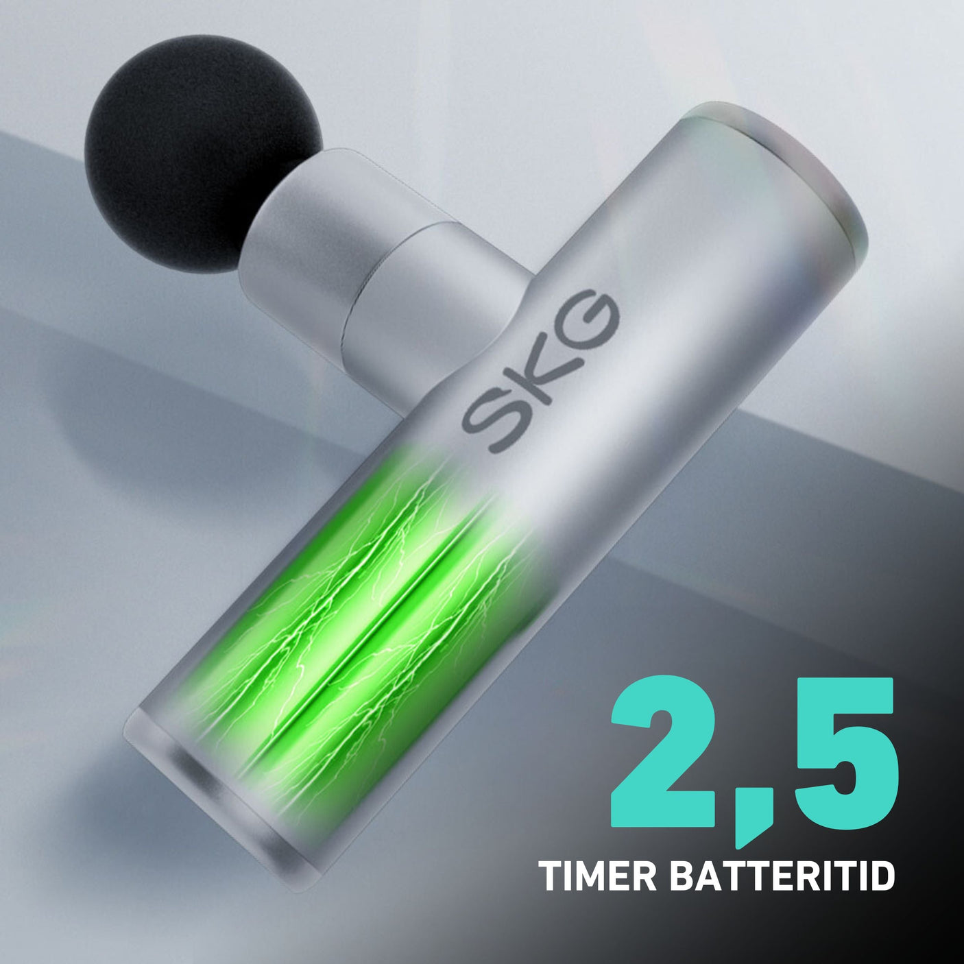 Effektiv vibrasjonsmassasje for dypvevsterapi.