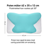 Mål på Napure memory foam pute