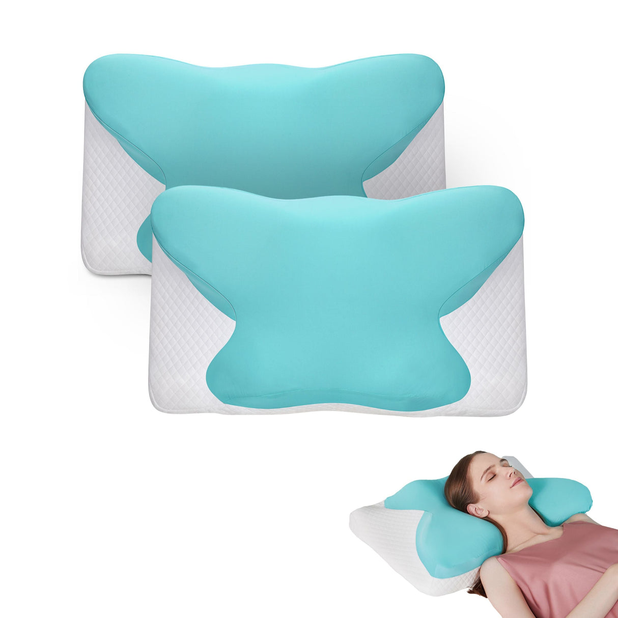 2 for 1. Tilbud på memory foam hodepute.