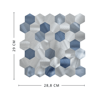 Lykke hexagon selvklebende veggfliser