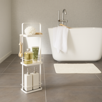 Oppbevaringsstativ hvit