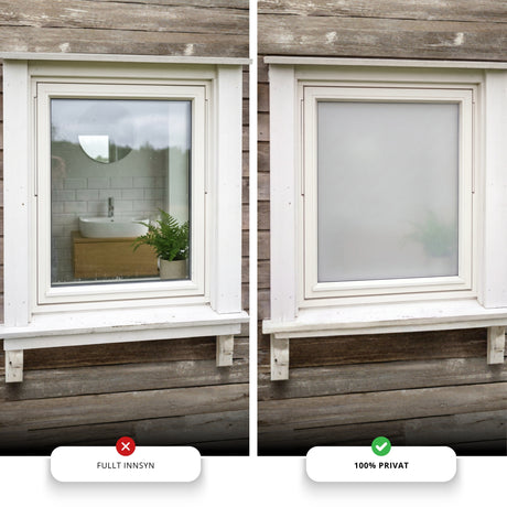 Vareprøve: Supreme Static Nordic Frost matt vindusfolie