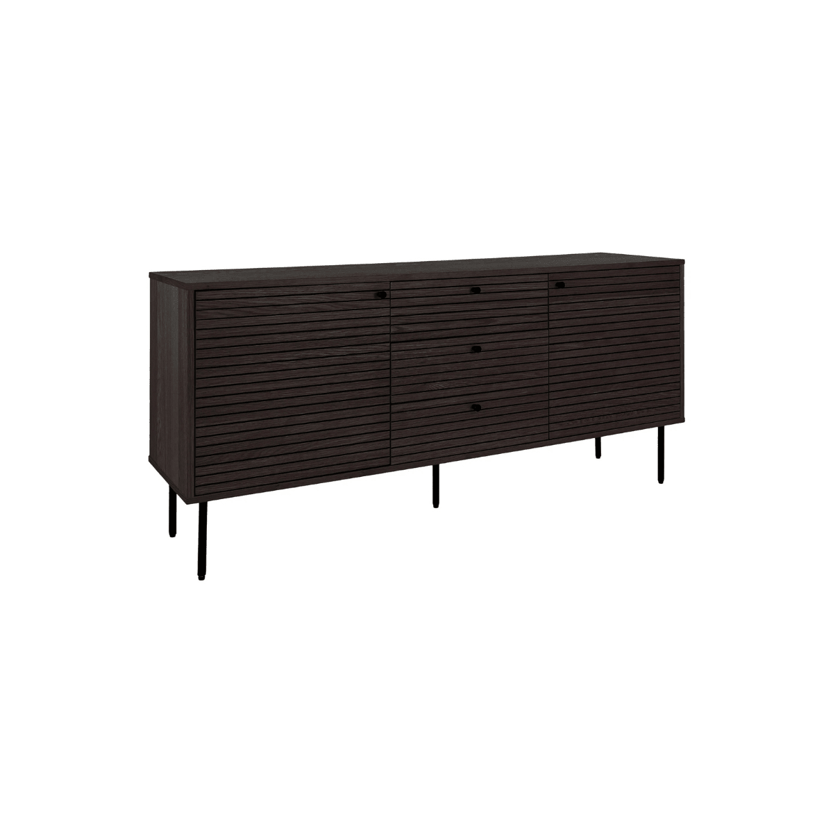 Kyoto skjenk smoked oak 150 x 40 x 74 cm - Lindas Dekor Sidebord