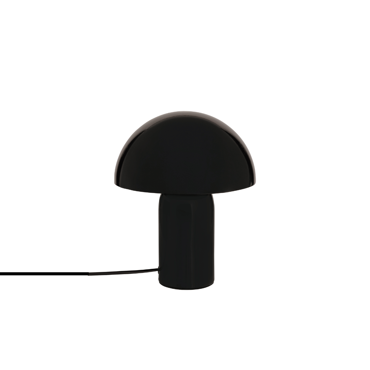 Lito bordlampe sort i sopp-design 24,5 cm