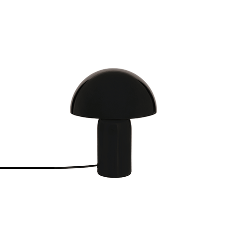 Lito bordlampe sort i svampe-design 24,5 cm - Lindas Dekor Bordlampe
