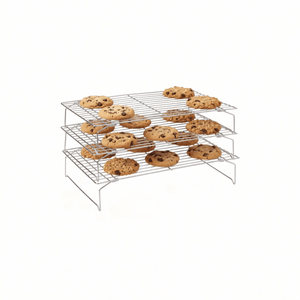 3-pk stabelbar avkjølingsrist 40 x 25 cm - Lindas Dekor Stekeplate