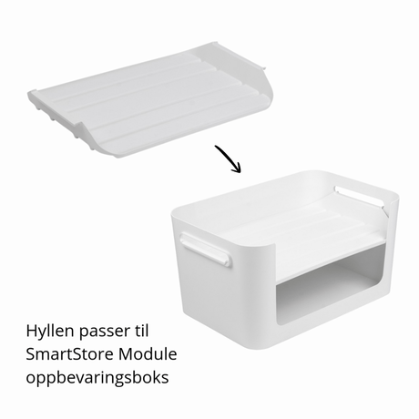 SmartStore™ Module hylle til oppbevaringsboks hvit 55 L