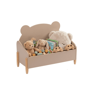 Lekekiste med bjørnemotiv Douceur beige 61 cm - Lindas Dekor Kommode