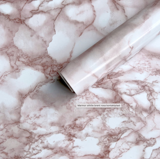 Vareprøve: Marmor Othilie brent rosa kontaktplast