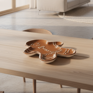 Serveringsfat pepperkakemann i keramikk