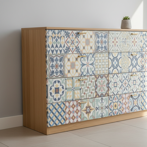 Premium Palma tiles kontaktplast på kommode