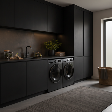 Black supermatt kontaktplast