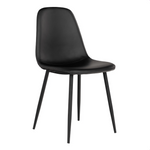 2 stk Stockholm spiseestol sort