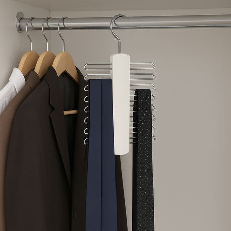 Kleshenger m/  slips- og beltehengere, hvit