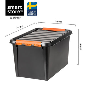 SmartStore™ Pro oppbevaringsboks med lokk 49 L - Lindas Dekor