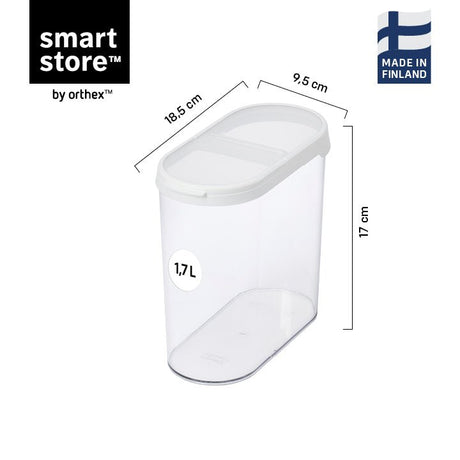 SmartStore Flip oppbevaringsboks med lokk 1,7 L - Lindas Dekor