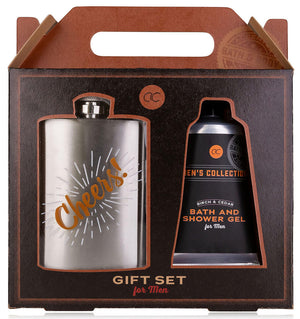Gavesett dusjsåpe 60 ml og lommelerke 115 ml – bjørk og sedertre