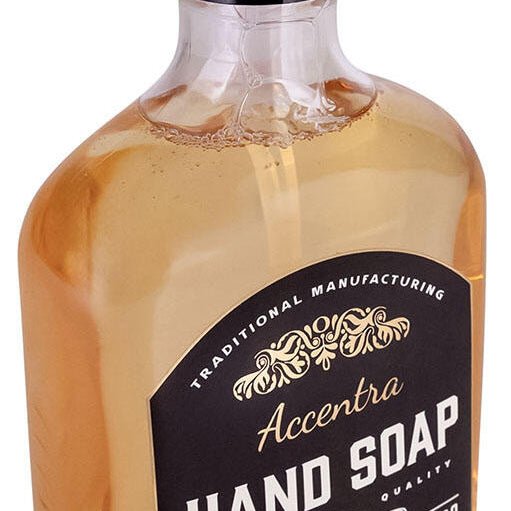 Dekorativ håndsåpe i whiskyflaske stil