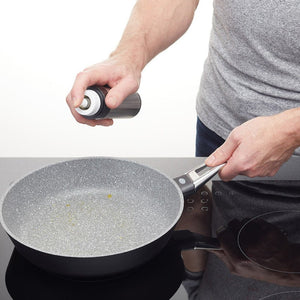 Oljespray i rustfritt stål med fine mist - Lindas Dekor