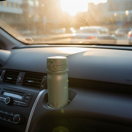 Thermos reisekopp 350 ml i Dusty Green til kaffe og te