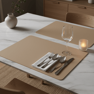 Bordbrikke taupe 45 x 30 cm - Lindas Dekor Bordbrikke