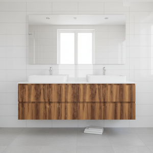 Boston oak kontaktplast på baderom