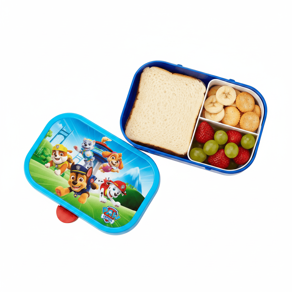 Paw Patrol drikkeflaske med lekkasjesikker pop up funksjon til skole