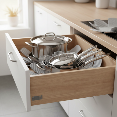 fleksibel grytebeskytter til kjøkkenutstyr