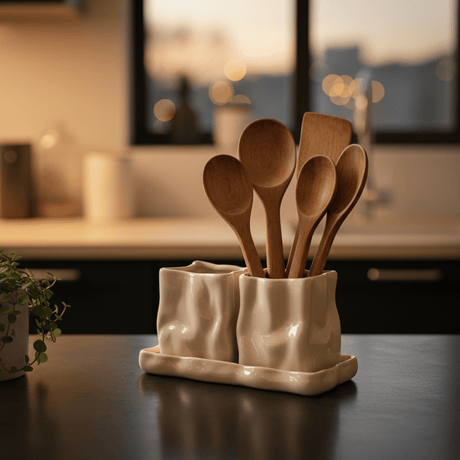 DBKD Herb pottesett 3 deler creme - Lindas Dekor