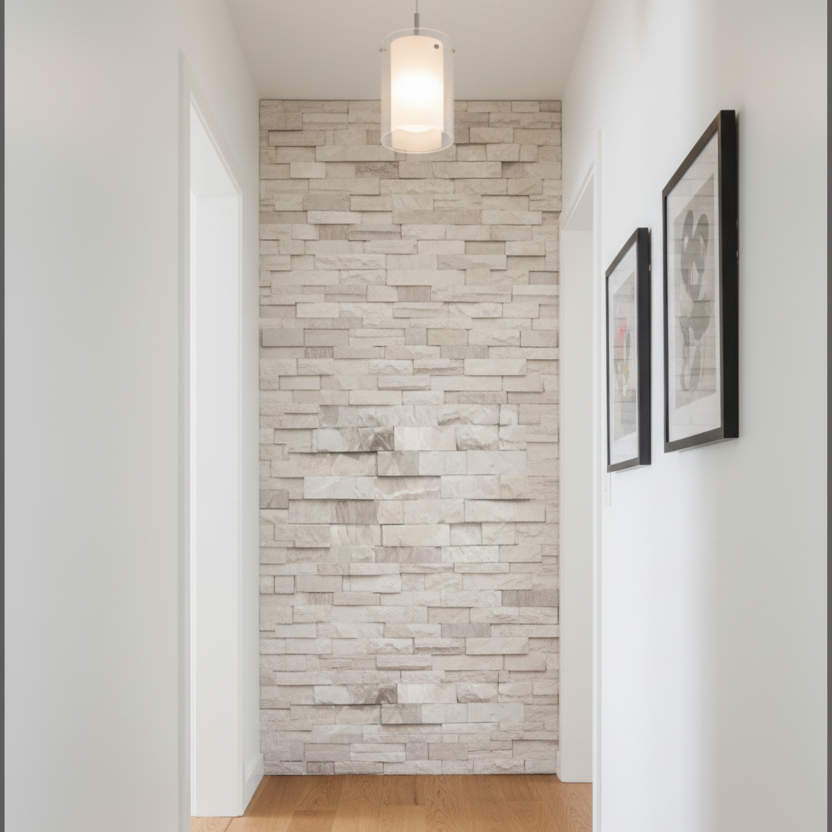 Calastra steinmønster kontaktplast i korridor