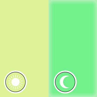 Vareprøve: Glow in the dark gul/grønn kontaktplast
