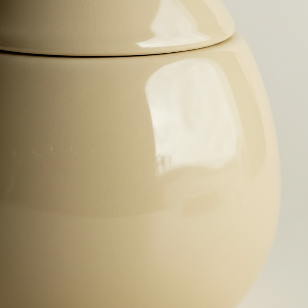 DBKD spisende hare krukke i keramikk med avtakbart lokk vanntett og food safe.

