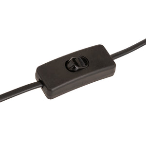 Bordlampe Lito soppform sort 24,5 cm – detaljbilde 2