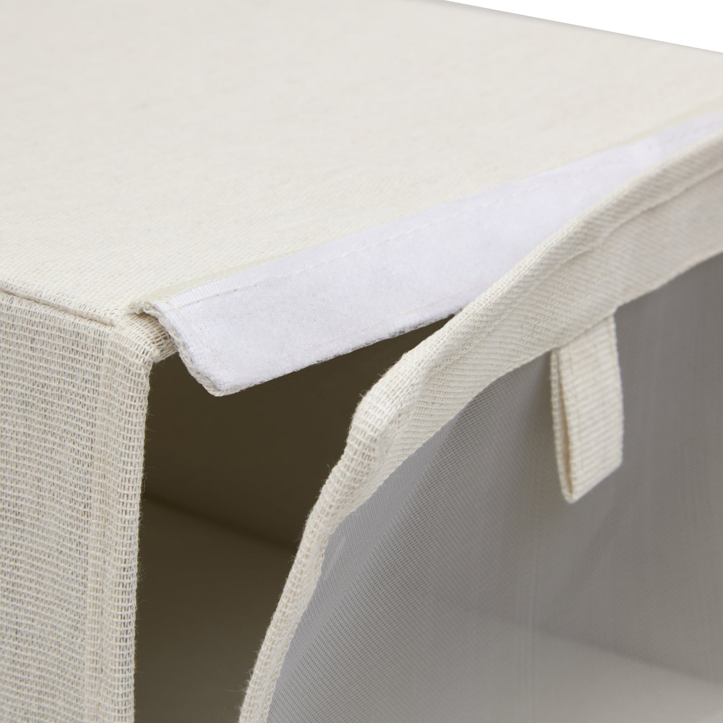 Stabelbare skobokser Dressy+ beige 2 stk – detaljbilde 5