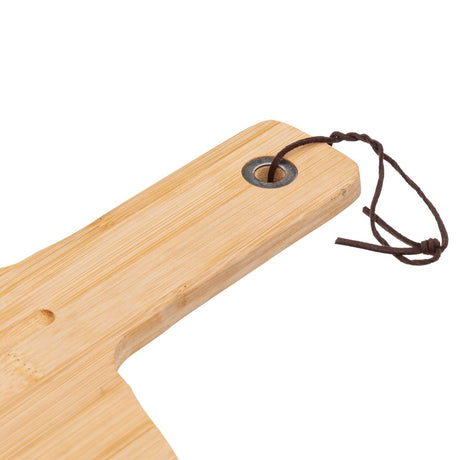 Pizzaplatta i bambus med pizzaklippare 37 cm – detaljbild 3