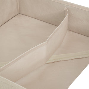 Skuffeorganiser 2 rom M beige 36x36 cm – detaljbilde 2
