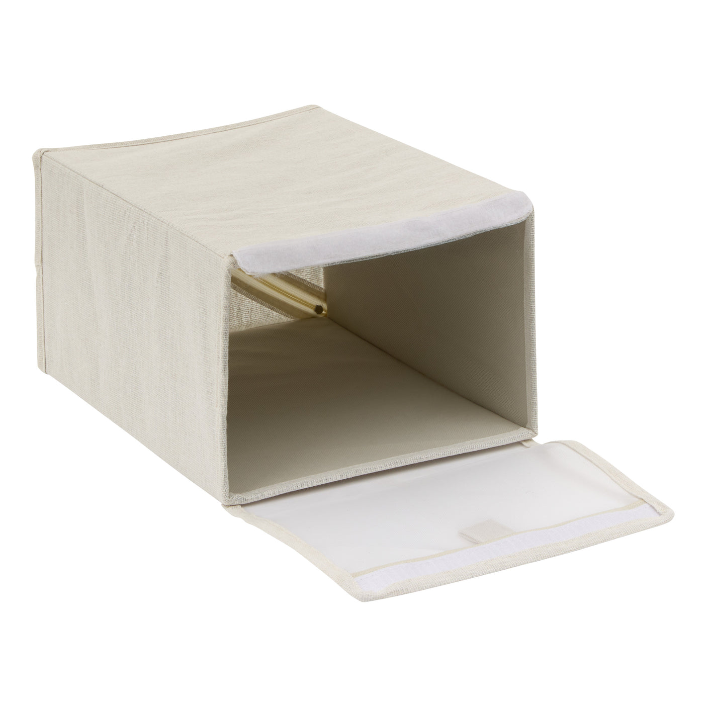 Stabelbare skobokser Dressy+ beige 2 stk – detaljbilde 2