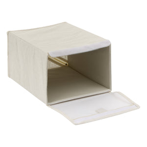 Stabelbare skobokser Dressy+ beige 2 stk – detaljbilde 2